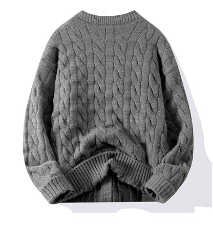 Langärmlige Strickjacke für Herren